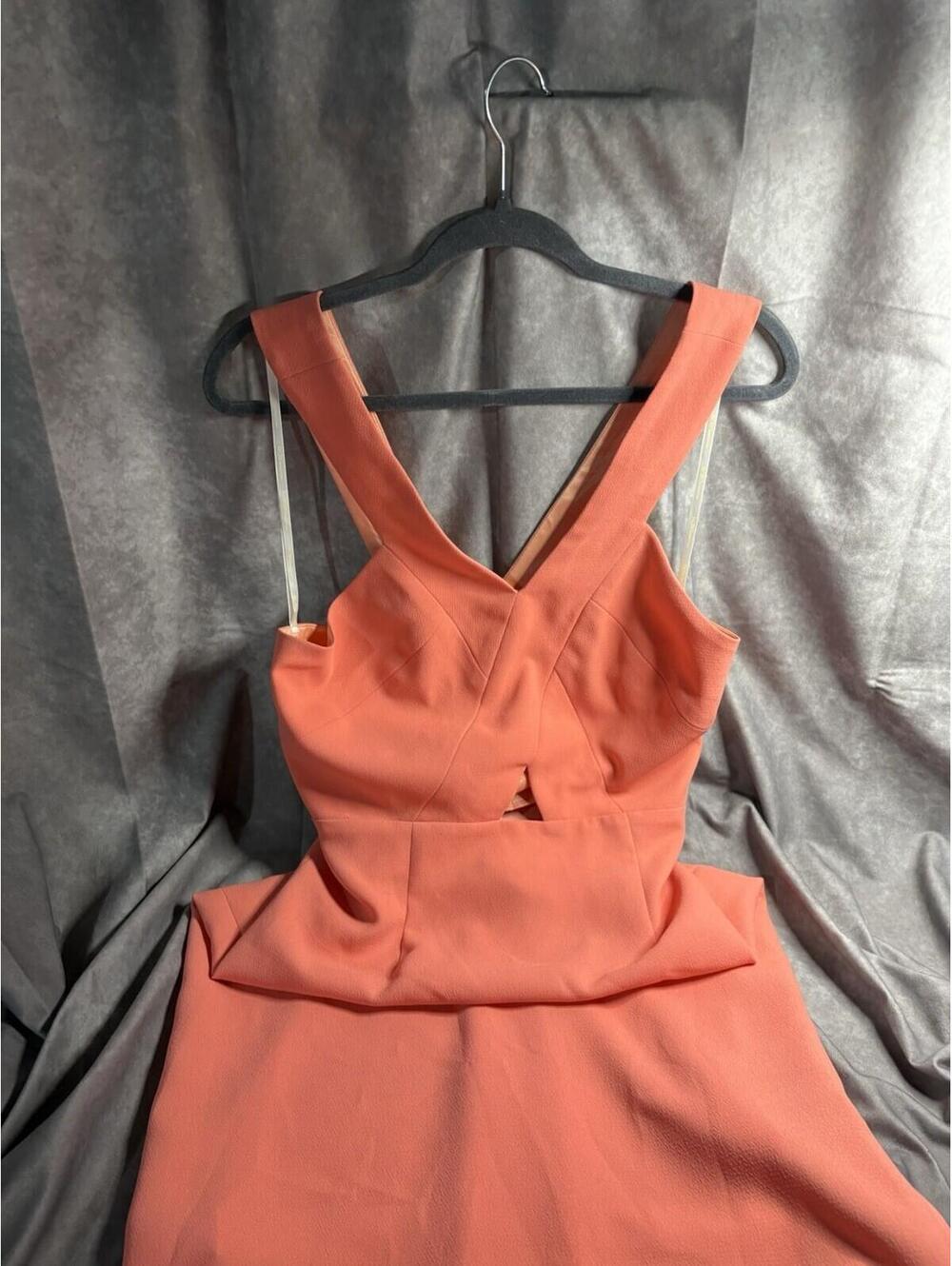 BCBGeneration Sherbet Cross-Back Midi Dress Size 12 NWT - Picture 2 of 8